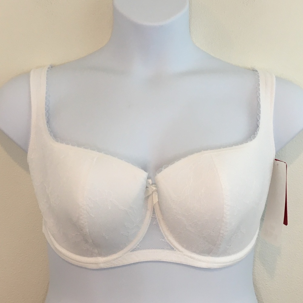 White Lace Underwire Bra